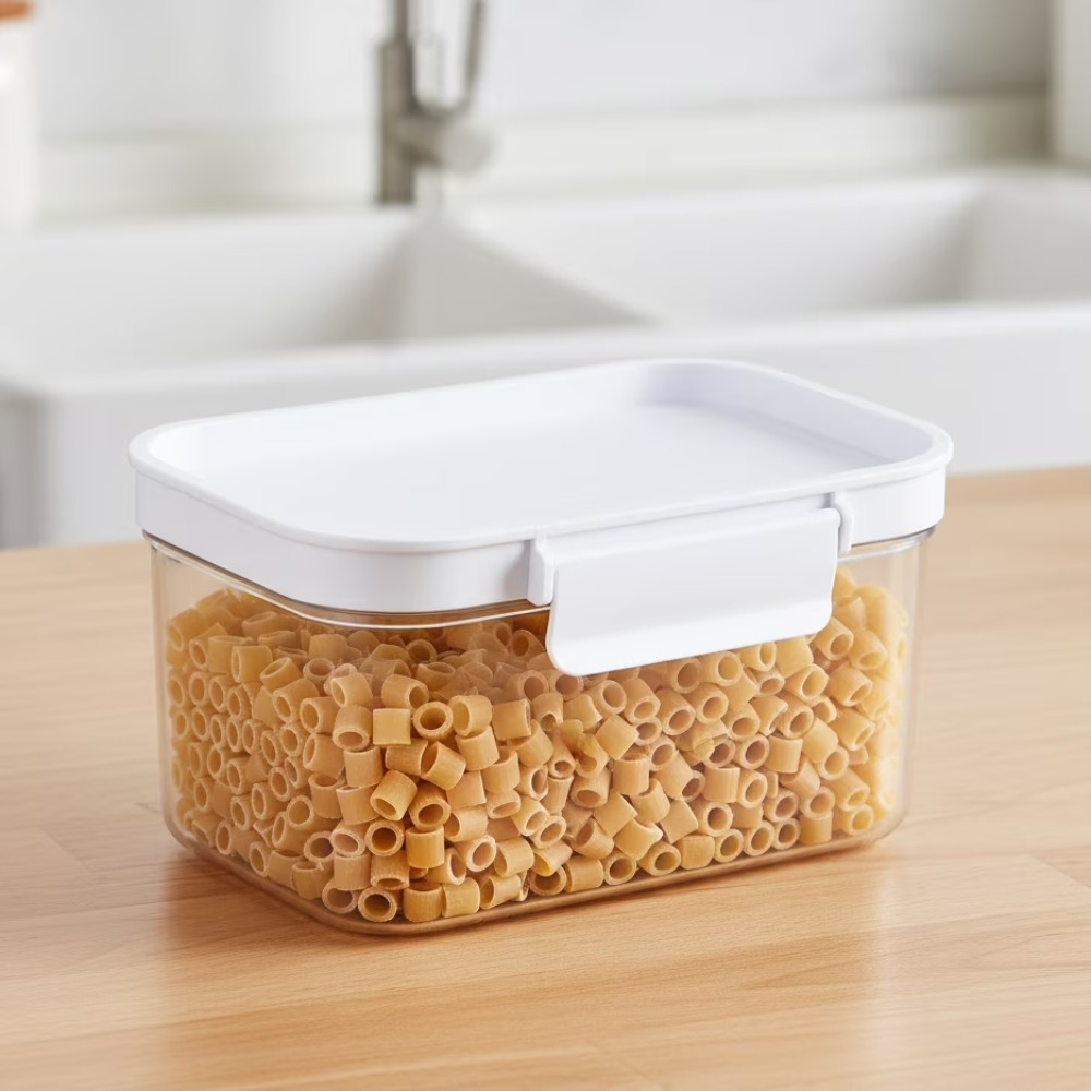 Food Storage Containers With Lids - Mały prostokątny plastikowy pojemnik do przechowywania