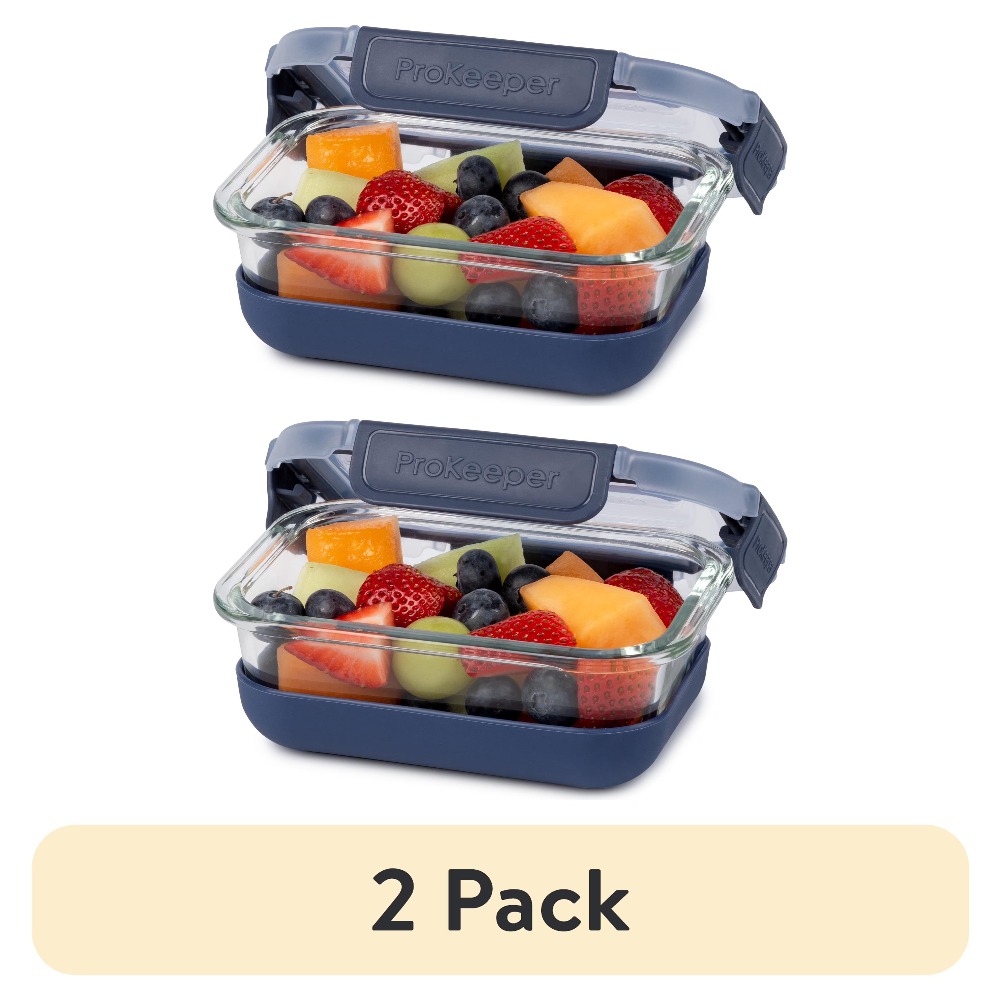 Food Storage Design - 2 sztuki szklanych pojemników do przechowywania