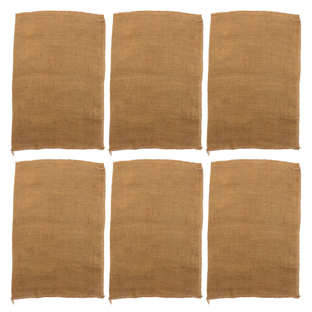 Food Storage Reusable Bags - 6 sztuk wytrzymałych worków z juty