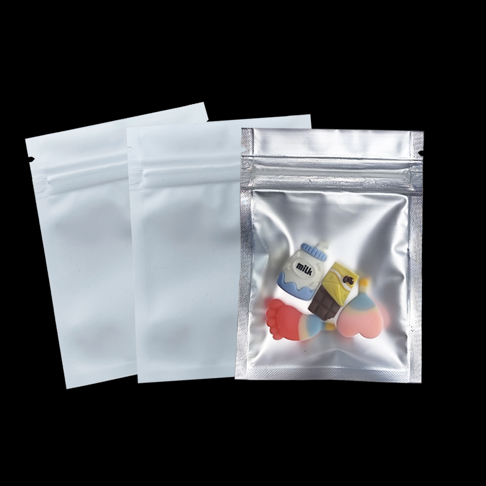 Food Storage Zip Bags - 100szt/lot Matte Clear Zip Lock Plastic