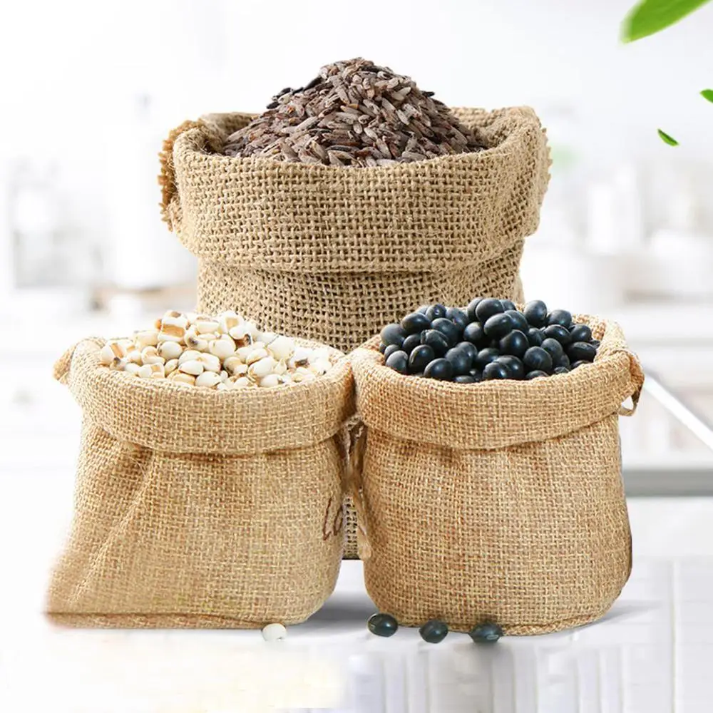 Food Storage Roots - Naturalny worek jutowy Jutowe torby do