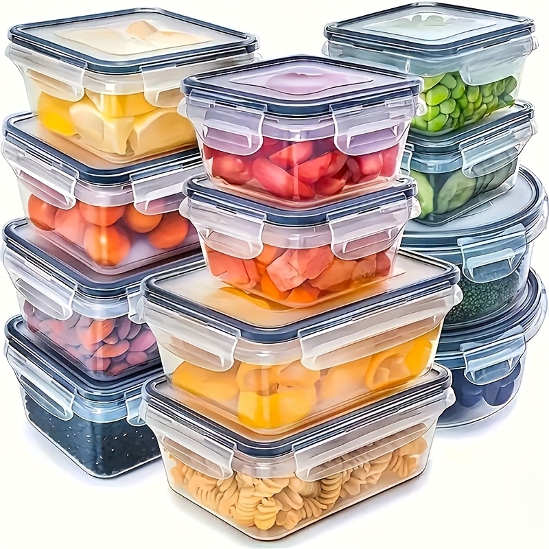 Food Storage Design - Zestaw 8 sztuk zawiera 4 pojemniki