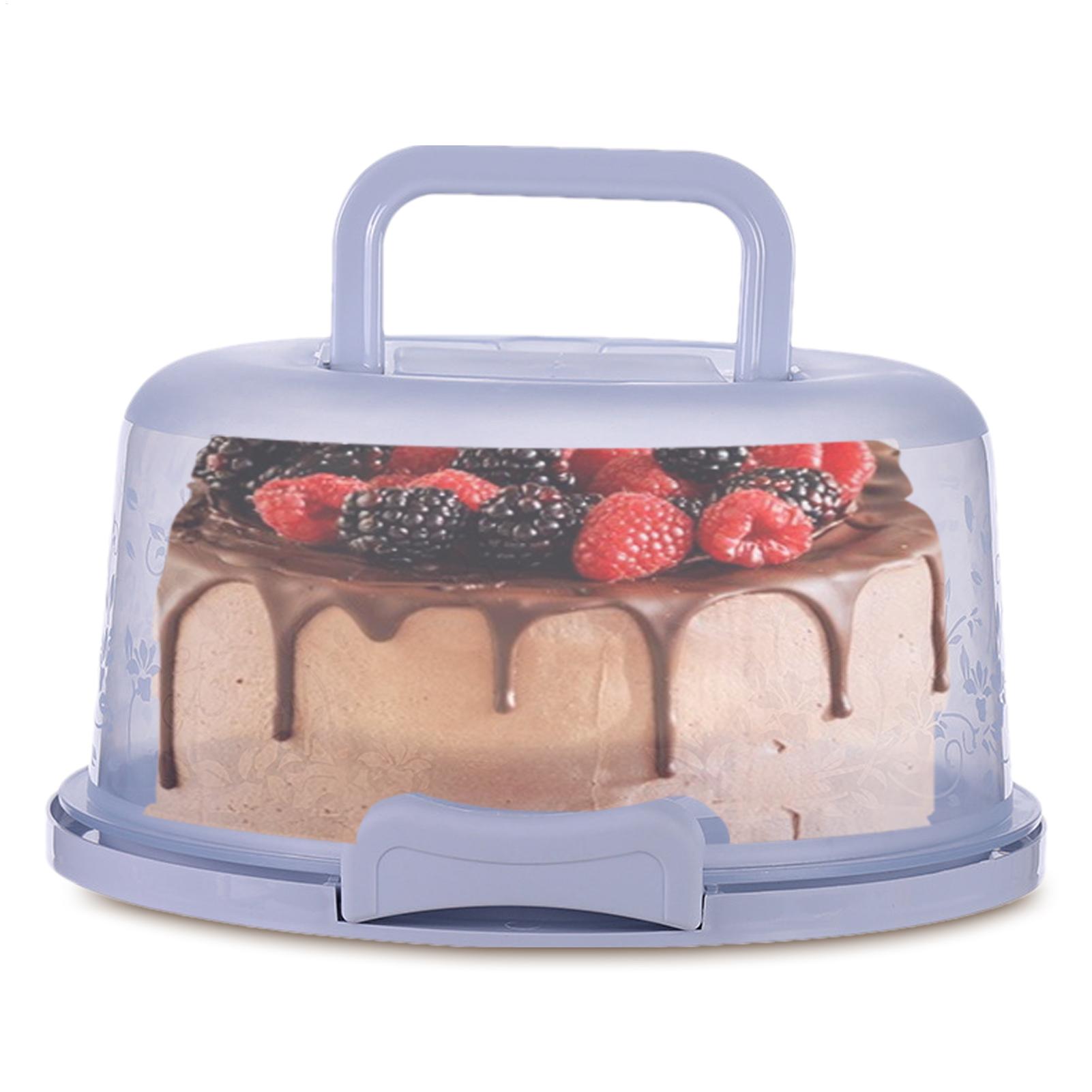 Portion Control Container - Pojemniki na ciasta z pokrywkami, przezroczyste