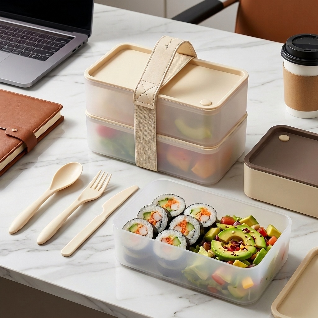 Food Storage Safety - Przenośny Plastikowy Pojemnik na Jedzenie Wielokrotnego