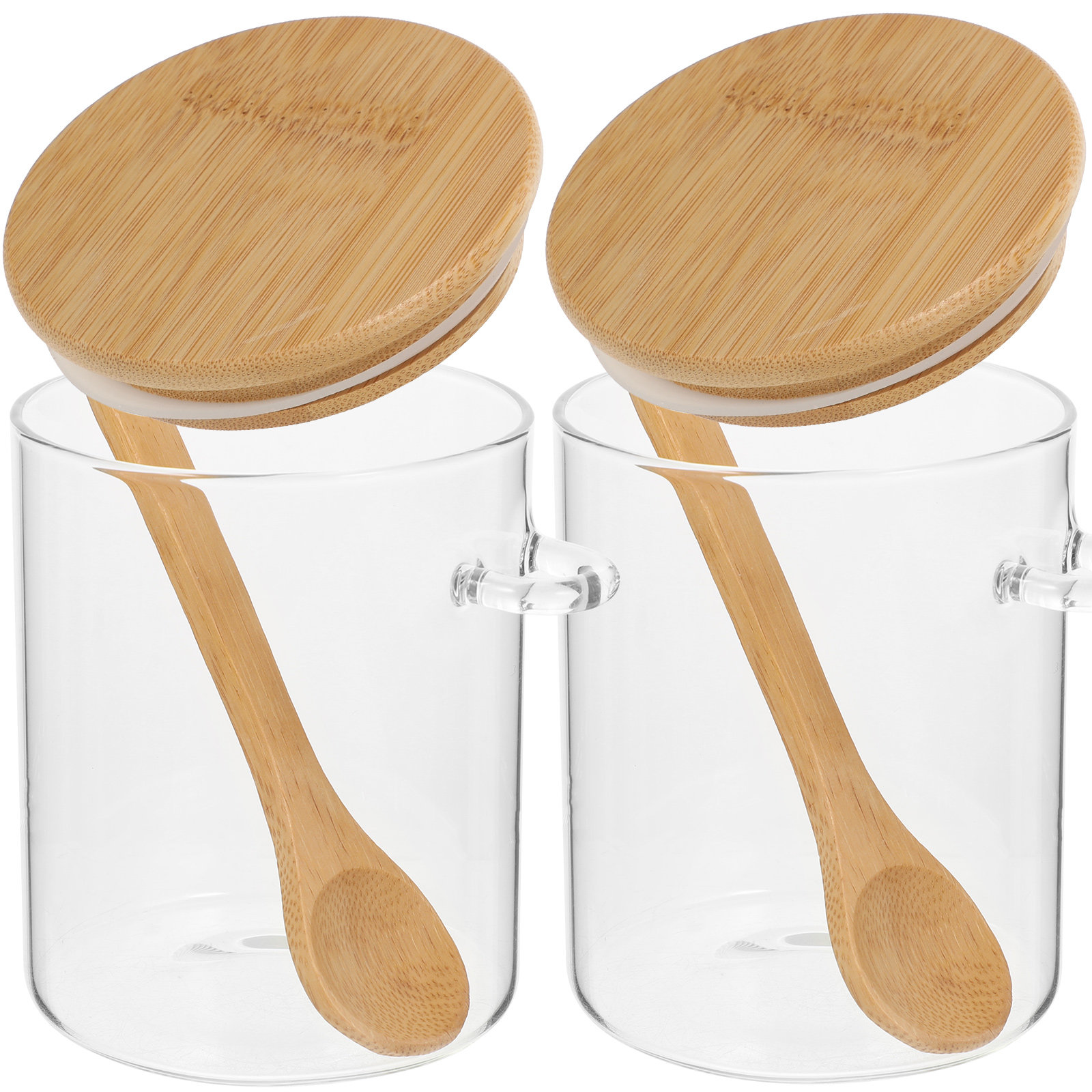 Food Storage Containers - 2 szt. Przezroczyste pojemniki na mąkę