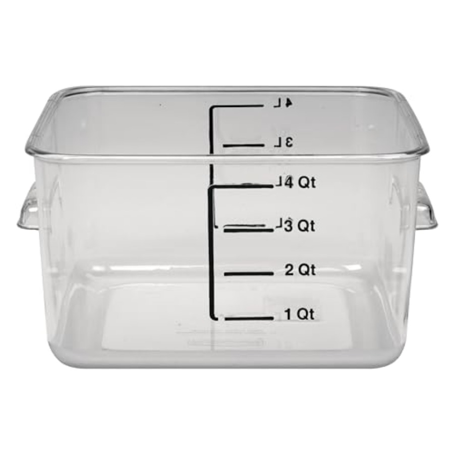 Food Storage 4 Quart - Pojemnik kwadratowy do przechowywania żywności, oszczędzający