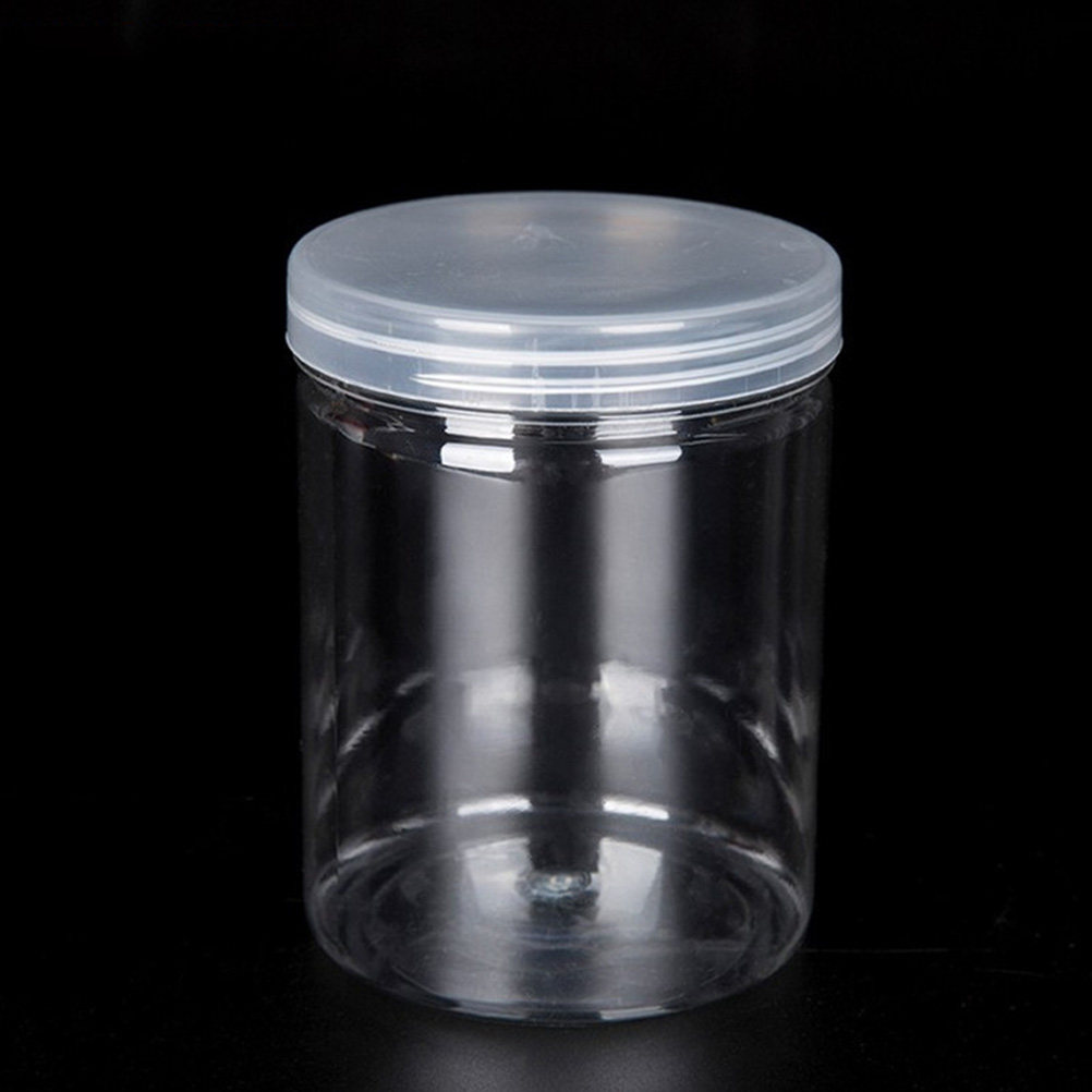 Food Storage Jars Plastic - 10 szt. Przezroczystych, wysokiej jakości plastikowych