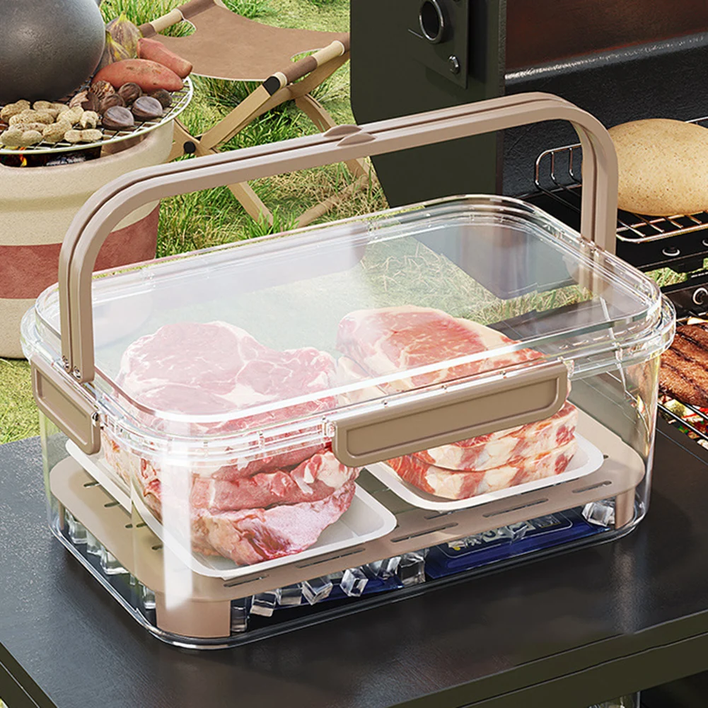 Food Storage Jars Plastic - Przenośny pojemnik na żywność o dużej