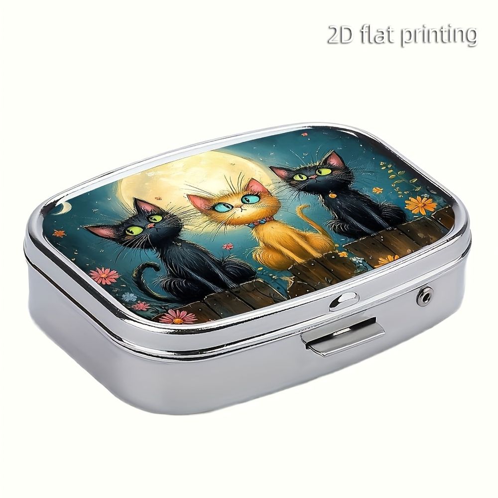 Food Storage Safety - Urocze metalowe pudełko na tabletki w