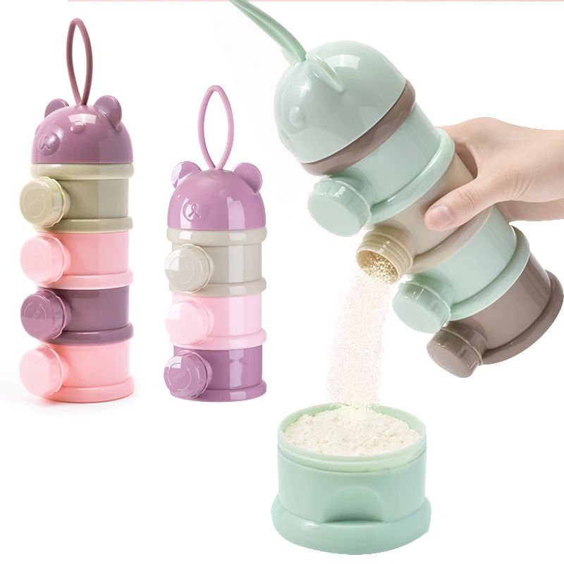 Portion Control Container - 3/4-warstwowy przenośny pojemnik na jedzenie dla