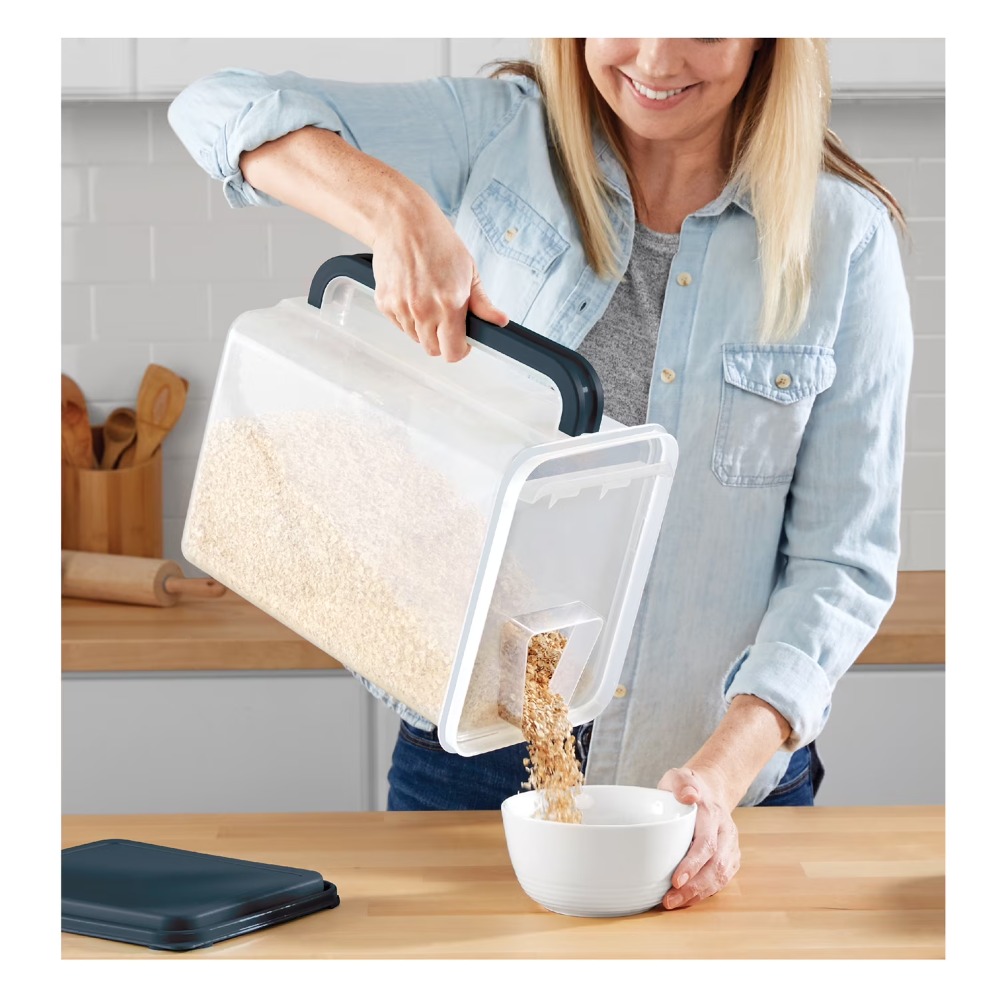 Food Storage Containers With Lids - Duży plastikowy pojemnik na żywność z