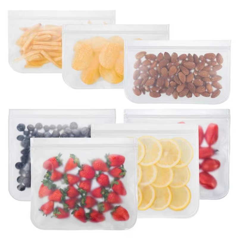 1/2/3/4 szt. Silikonowe pojemn – Food Storage Zip Bags recenzja i cena