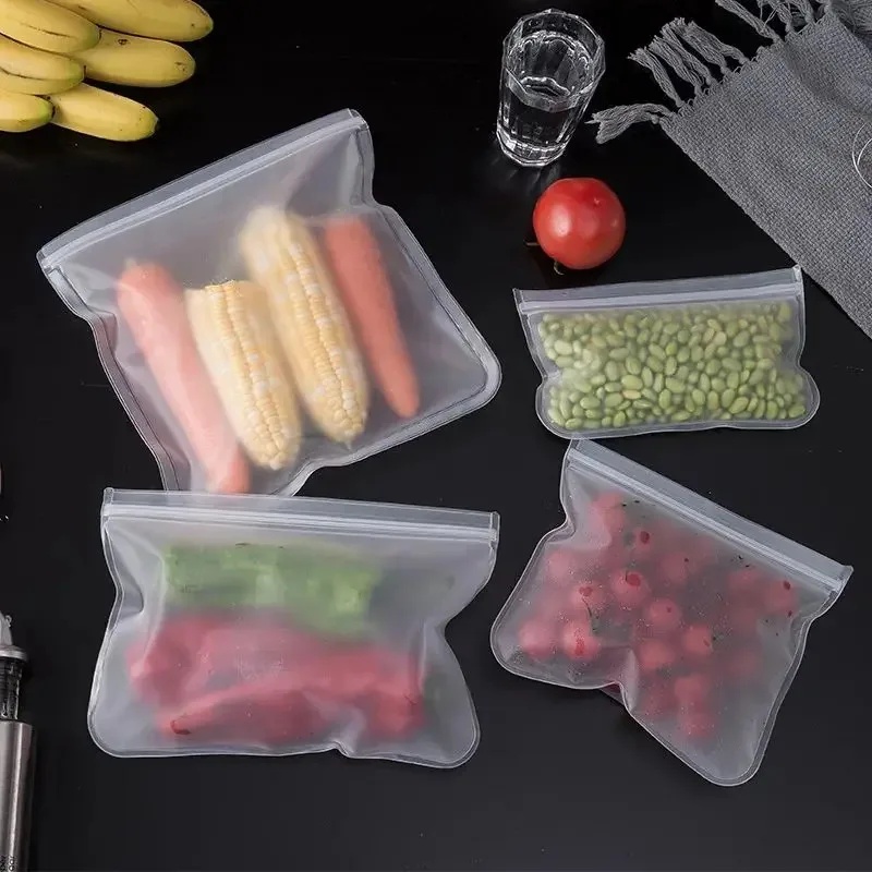 1/2/3/4 szt. Silikonowe pojemn – Food Storage Zip Bags recenzja i cena