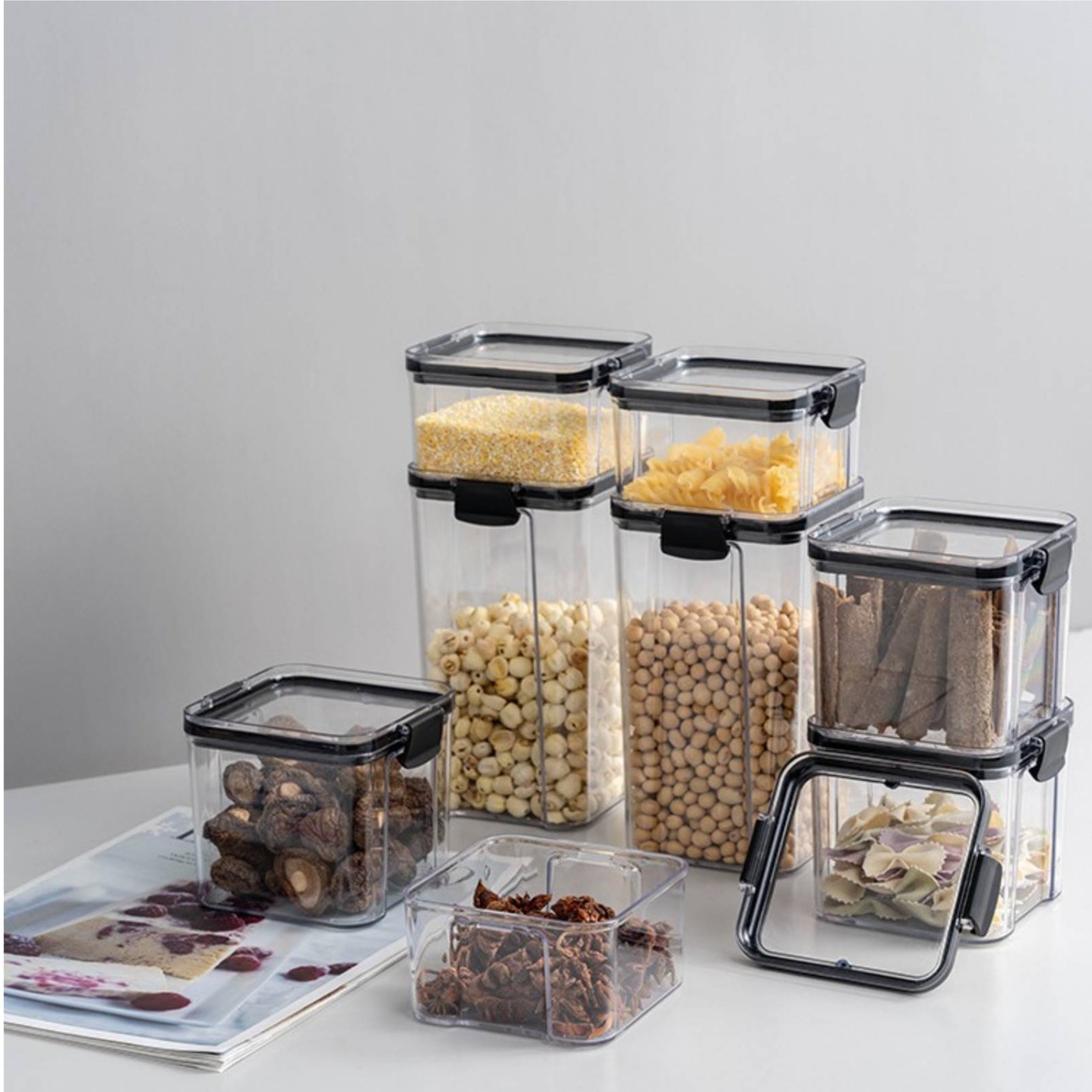 Pojemnik szczelny do przechowy – Food Storage Jars Plastic recenzja i cena