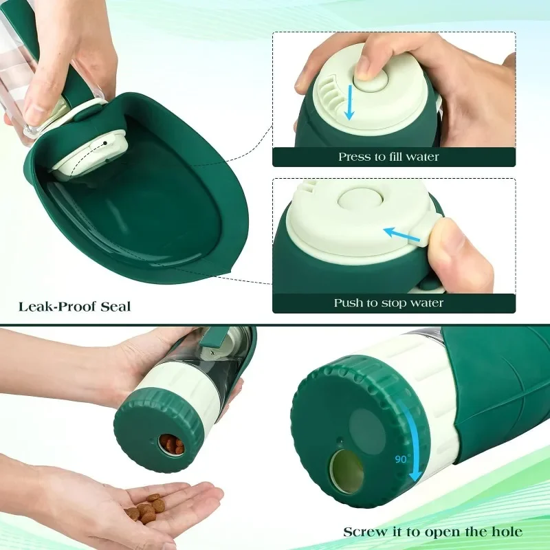 Przenośna butelka wody dla psa – Portion Control Container recenzja i cena