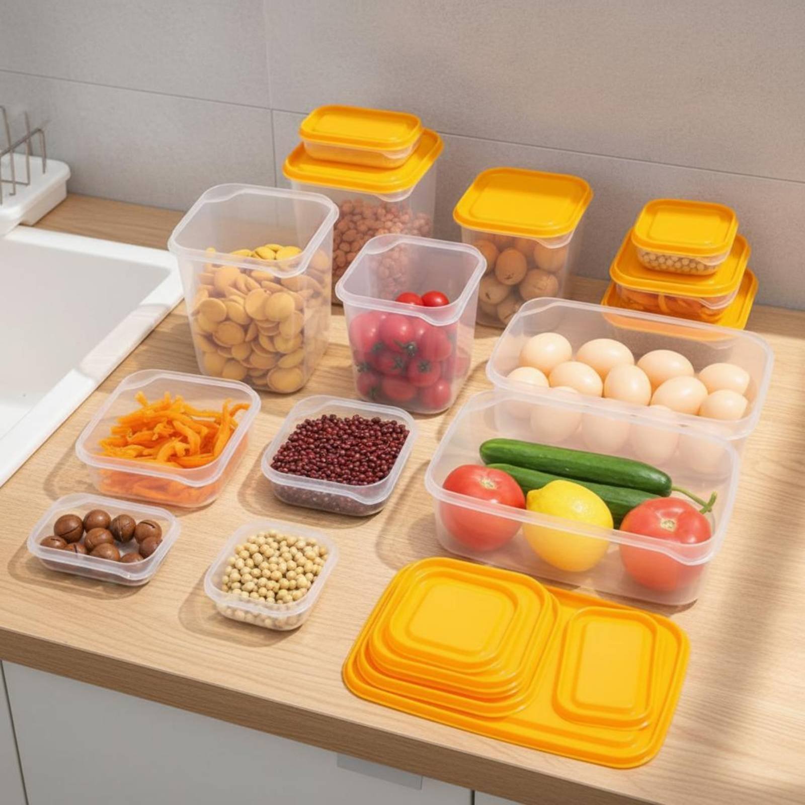 17-częściowy zestaw pojemników – Food Storage Containers With Lids recenzja i cena