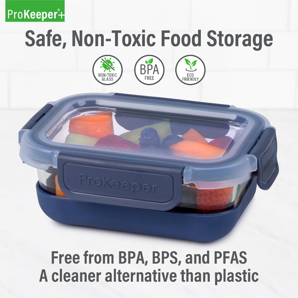 2 sztuki szklanych pojemników  – Food Storage Design recenzja i cena