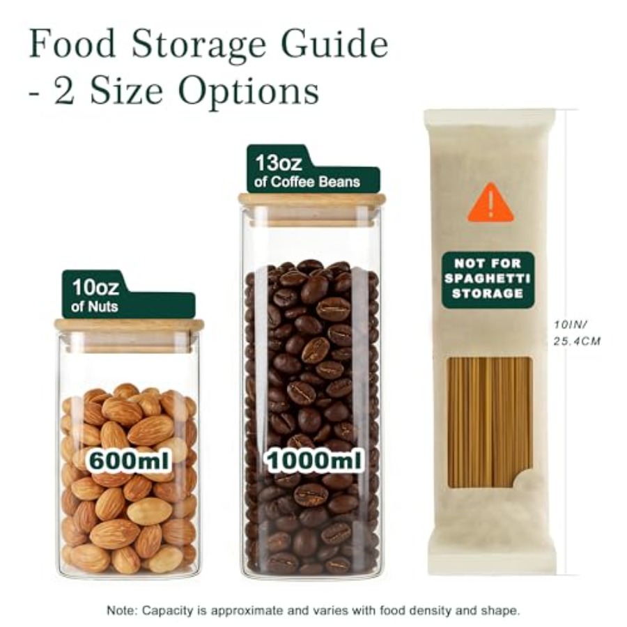 12 sztuk kwadratowych szklanyc – Food Storage Containers With Lids recenzja i cena