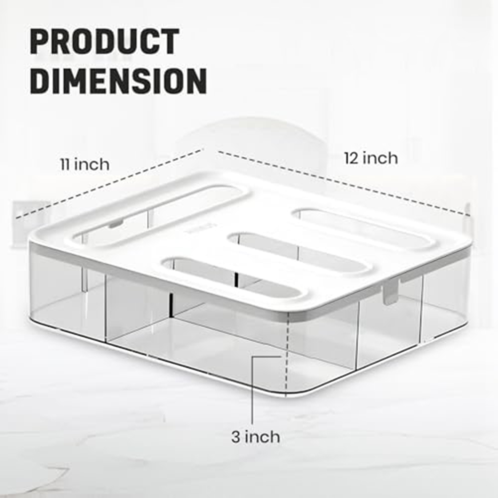 1 szt. Plastikowy organizer na – Food Storage 4 Quart recenzja i cena
