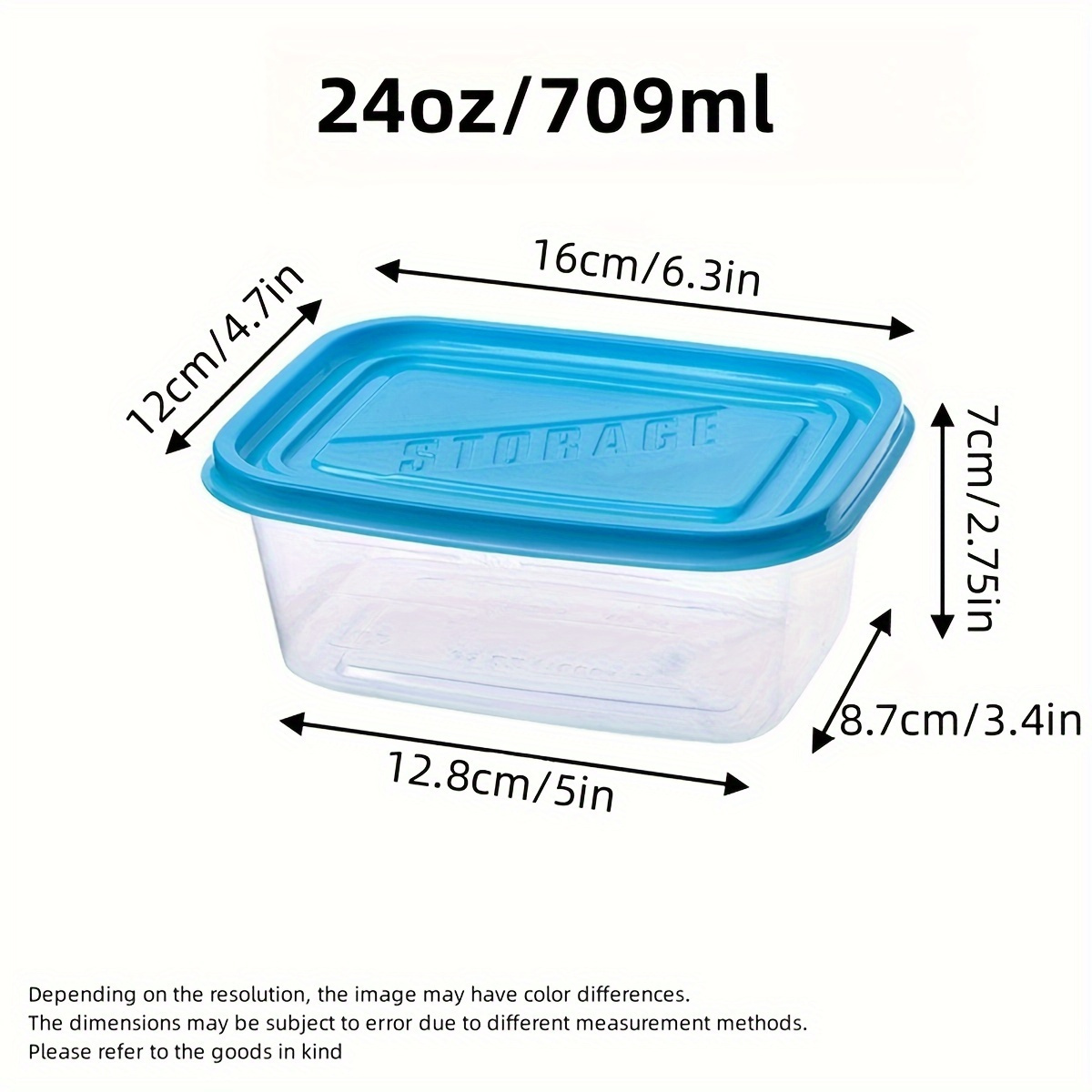 Zestaw 6 przezroczystych, plas – Food Storage Jars Plastic recenzja i cena