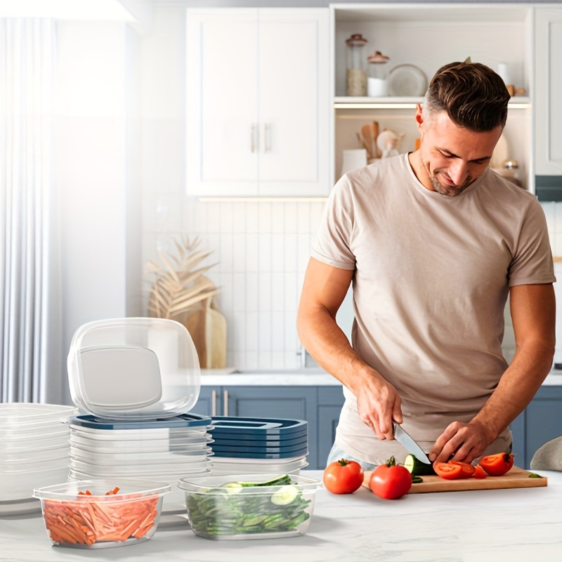 Zestaw 6 przezroczystych, plas – Food Storage Jars Plastic recenzja i cena