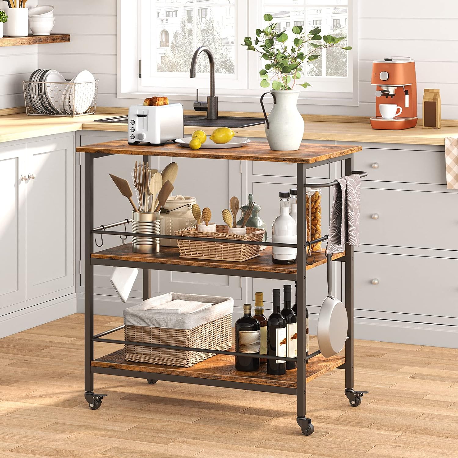 Trzypoziomowy wyspa kuchenna w – Food Storage Room recenzja i cena