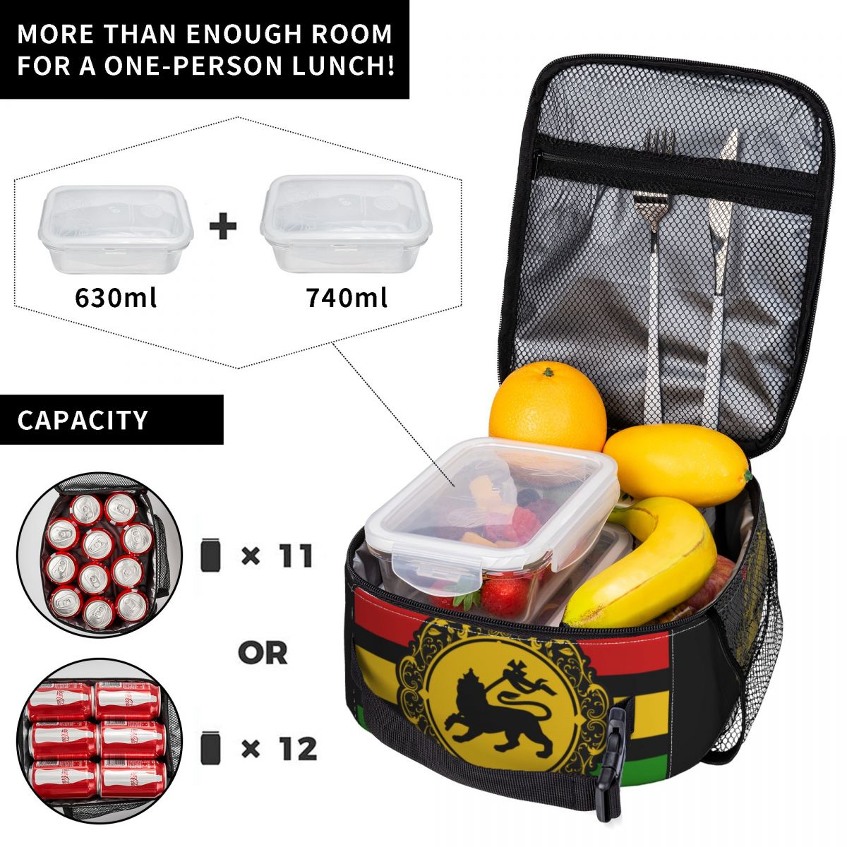 Torba termiczna na lunch Rasta – Food Storage Roots recenzja i cena