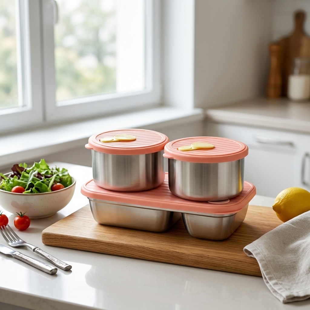 Zestaw pojemników na lunch ze  – Food Storage Safety recenzja i cena