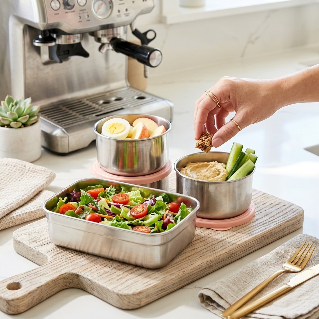 Zestaw pojemników na lunch ze  – Food Storage Safety recenzja i cena