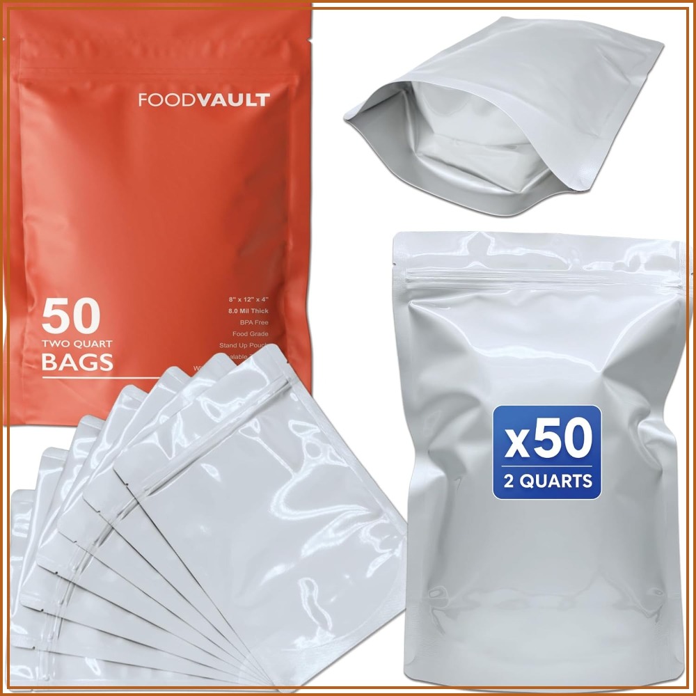 Woreczki Mylarowe 2 Kwarty, Gr – Food Storage 4 Quart recenzja i cena