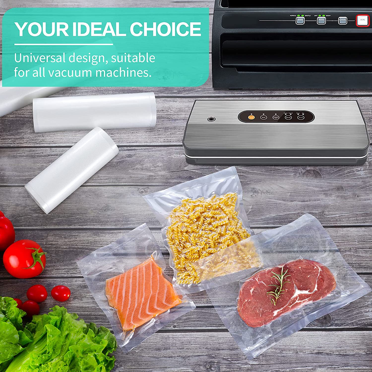 Worki do pakowania próżniowego – Food Storage Zip Bags recenzja i cena