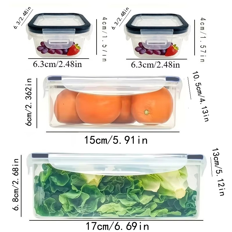 Zestaw 8 sztuk zawiera 4 pojem – Food Storage Design recenzja i cena