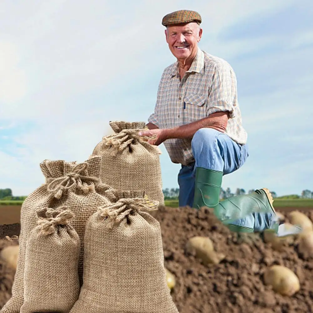 Worki jutowe na ziemniaki, jut – Food Storage Roots recenzja i cena