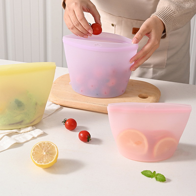 Samozamykające się silikonowe  – Food Storage Reusable Bags recenzja i cena
