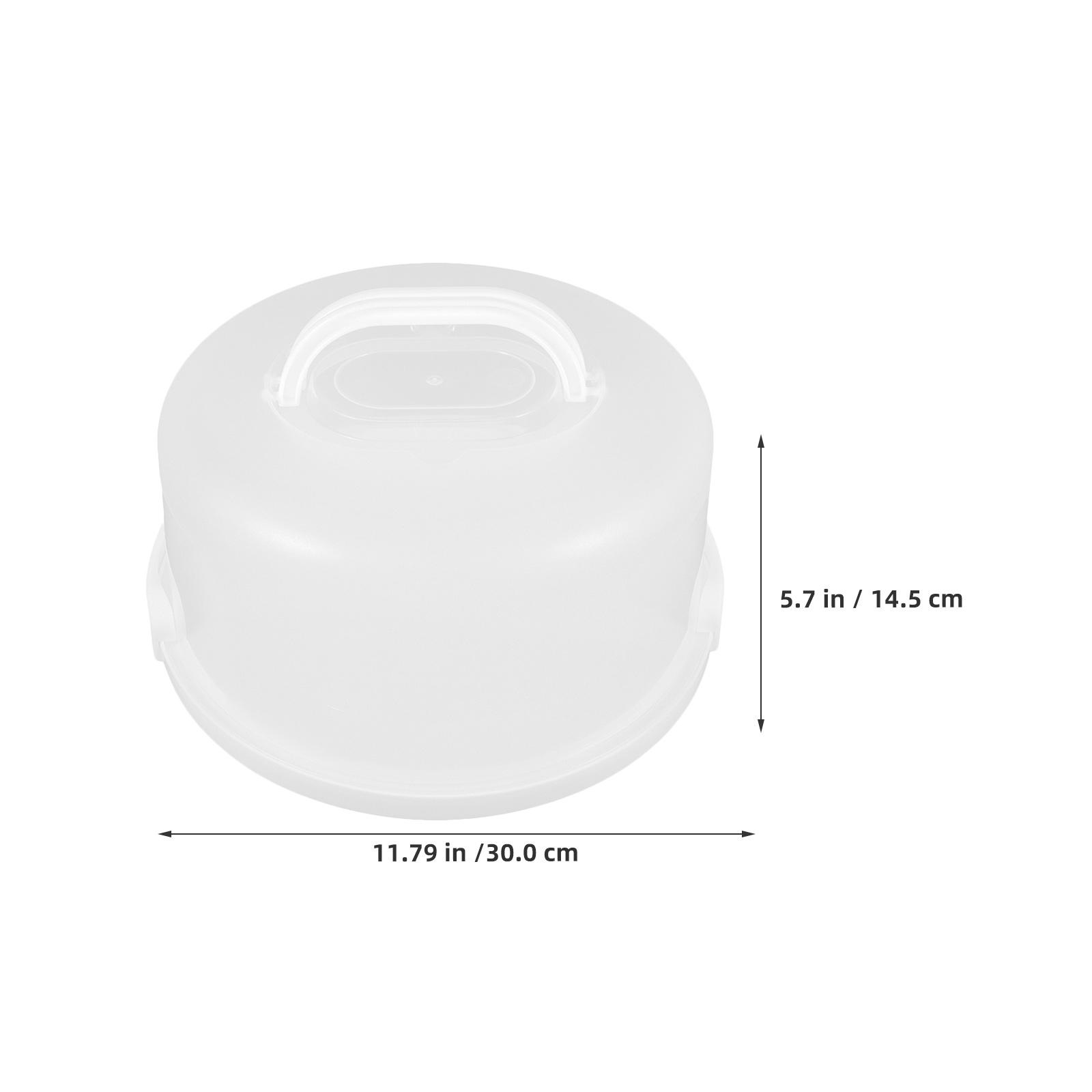 2 szt. 25 cm Biały Plastikowy  – Portion Control Container recenzja i cena