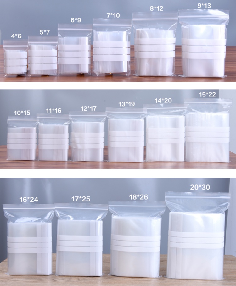 200 SZT. Przezroczyste plastik – Food Storage Zip Bags recenzja i cena