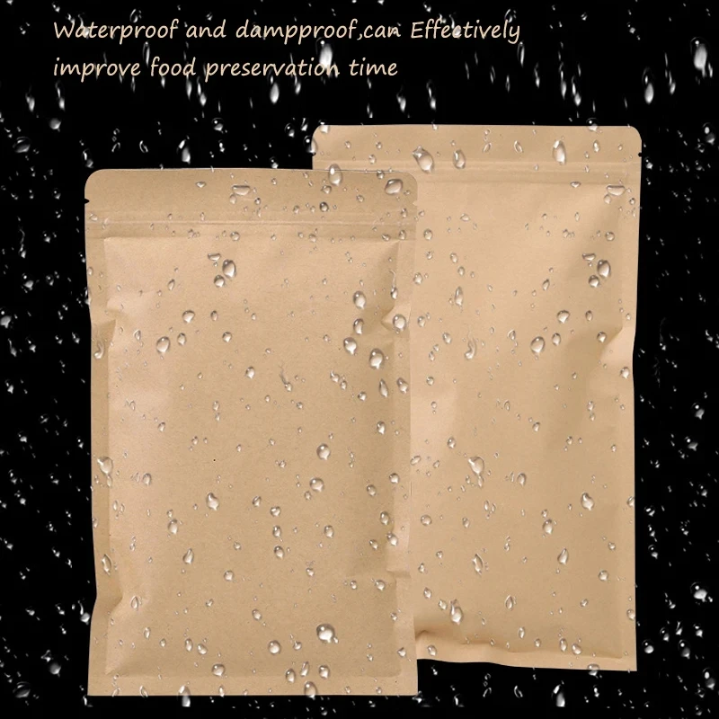 100 SZT. Brązowe Torebki z Pap – Food Storage Reusable Bags recenzja i cena