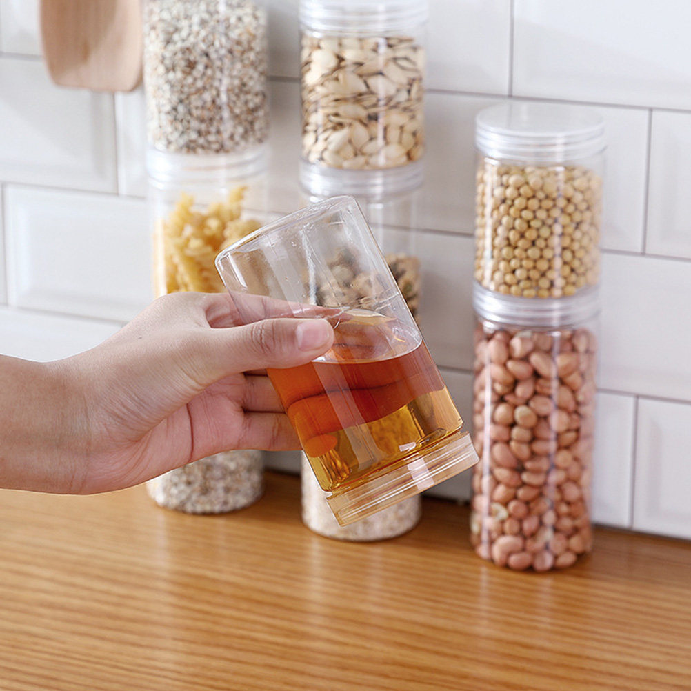 10 szt. Przezroczystych, wysok – Food Storage Jars Plastic recenzja i cena