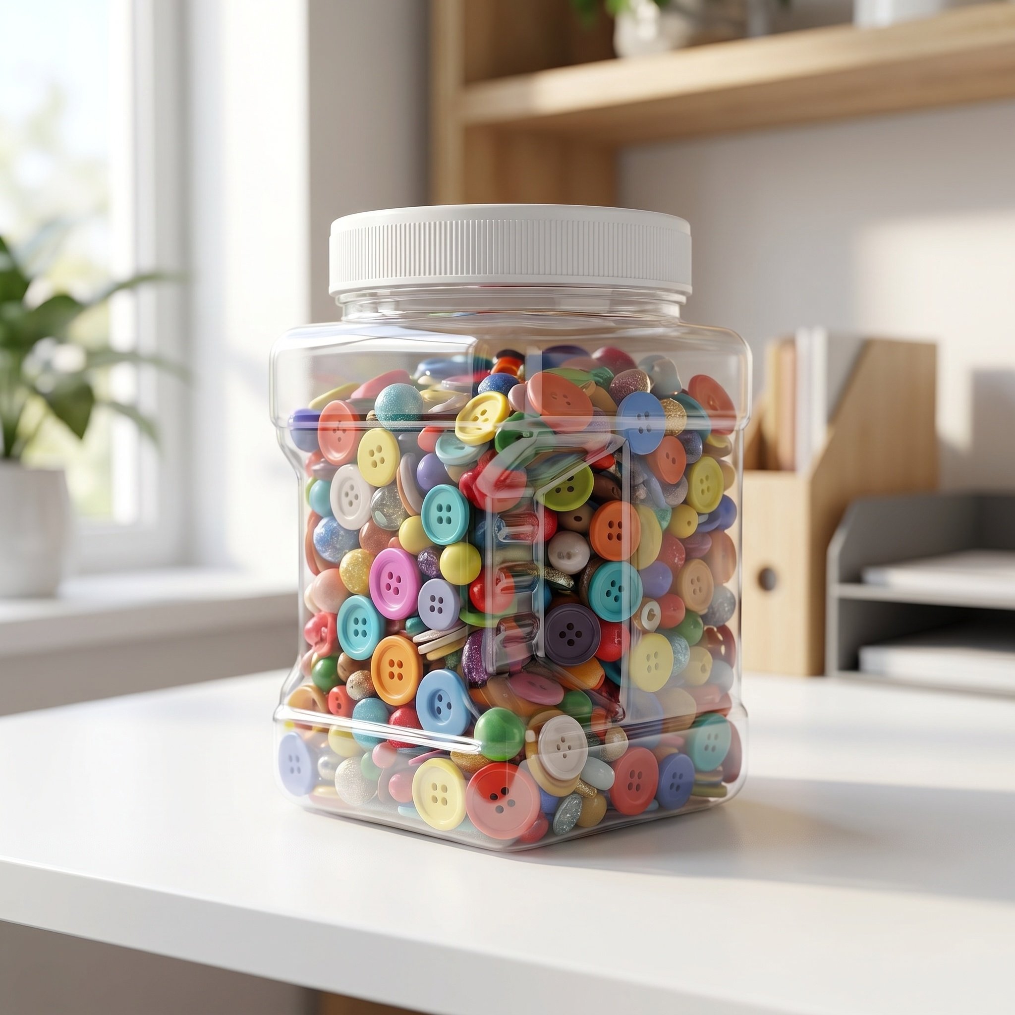 6 sztuk przezroczystych kwadra – Food Storage Jars Plastic recenzja i cena