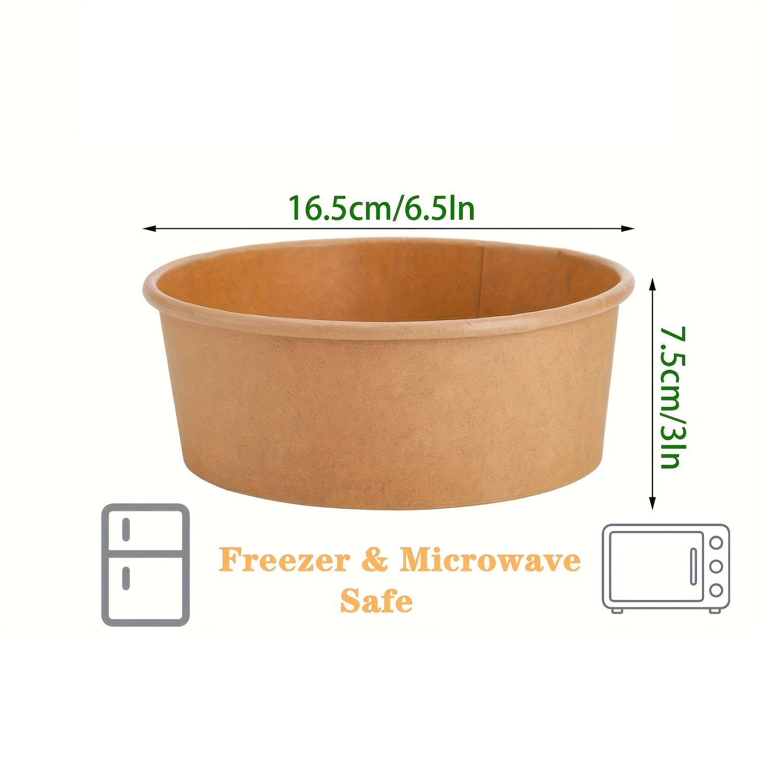 Papierowe miski z pokrywkami,  – Food Storage Safety recenzja i cena