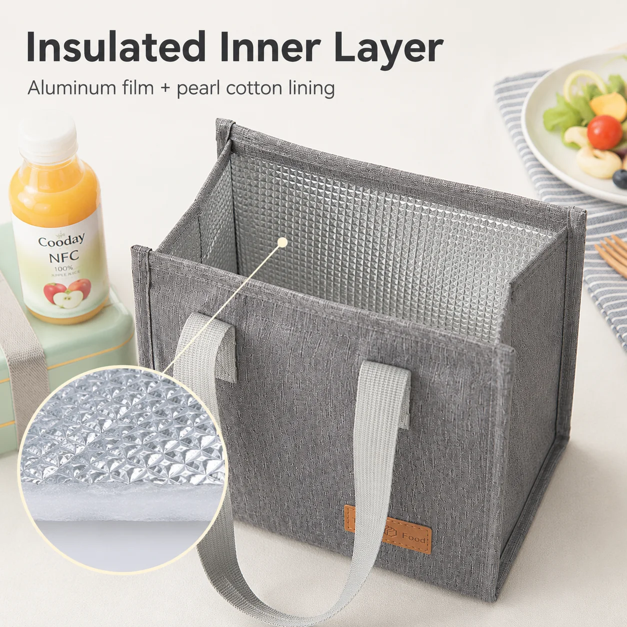 Izolowana torba na lunch, prze – Food Storage Reusable Bags recenzja i cena