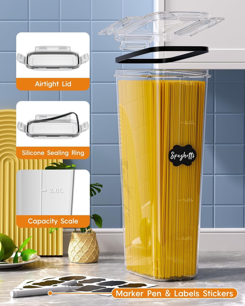 24 szt. Hermetyczne pojemniki  – Food Storage Containers With Lids recenzja i cena