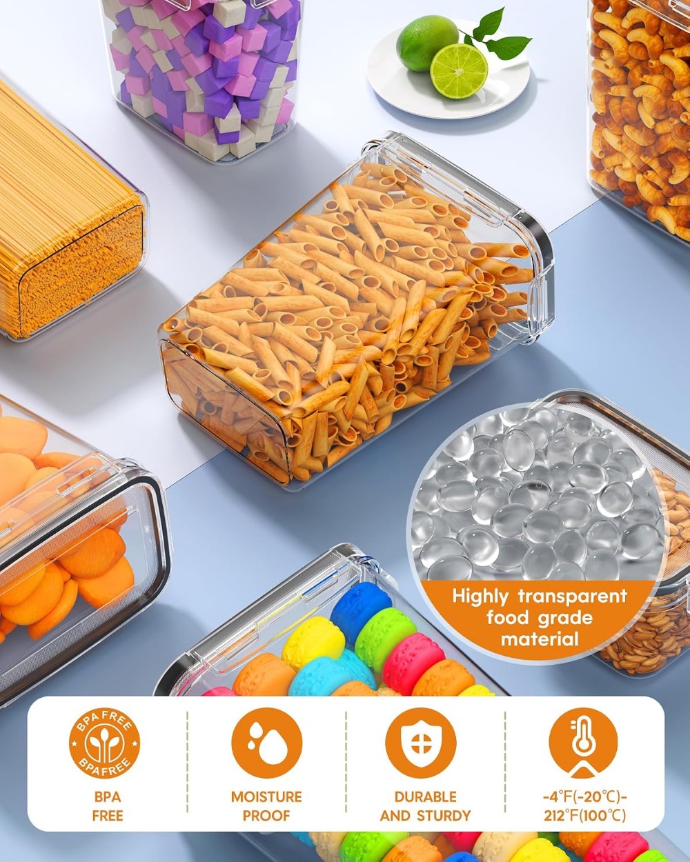 24 szt. Hermetyczne pojemniki  – Food Storage Containers With Lids recenzja i cena