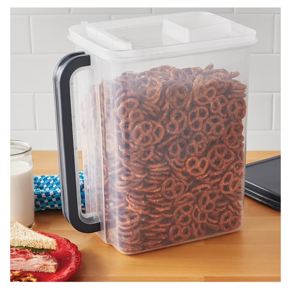 Duży plastikowy pojemnik na ży – Food Storage Containers With Lids recenzja i cena